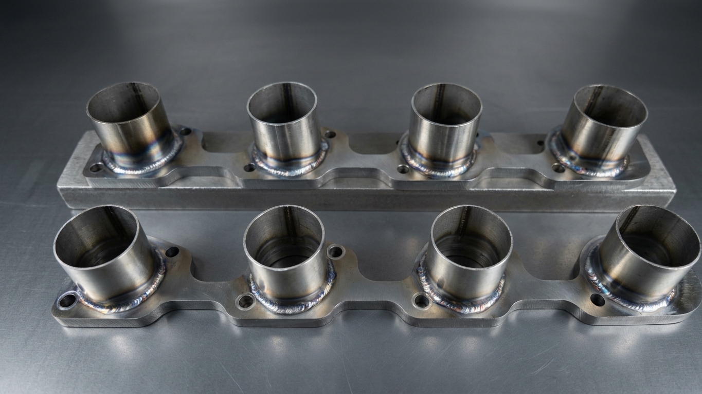 TFS High Port header flanges (pair) TFS High Port header flanges (pair)